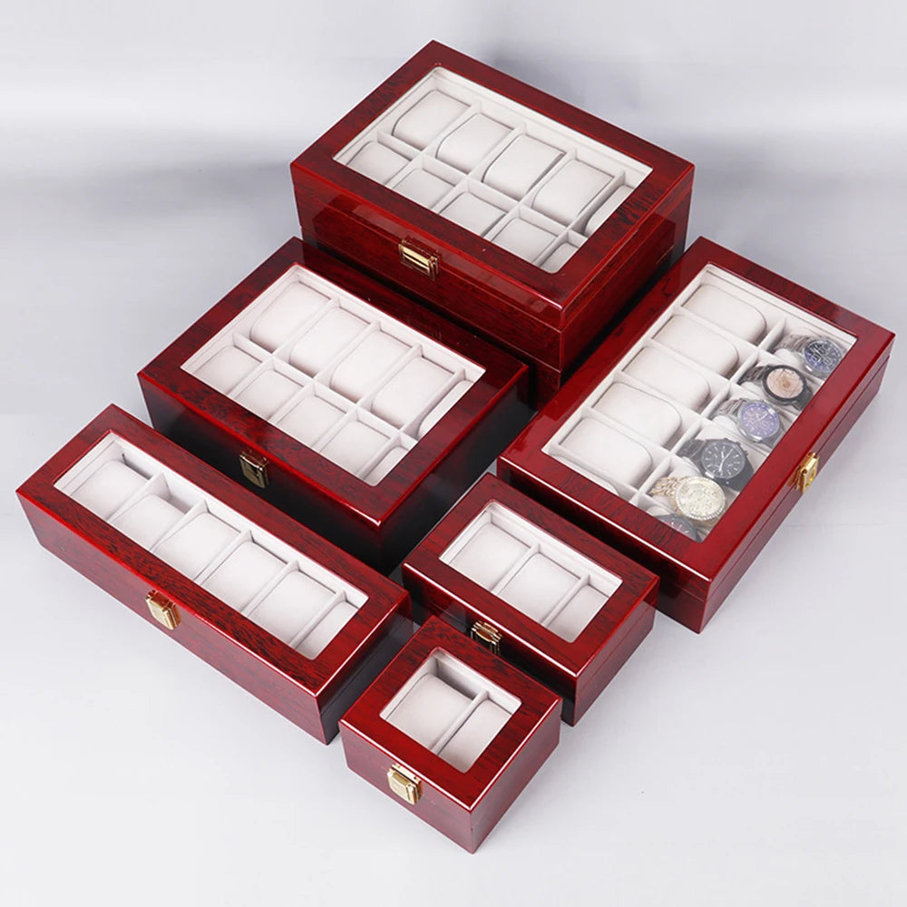 Wooden Multi Watch Storage Box