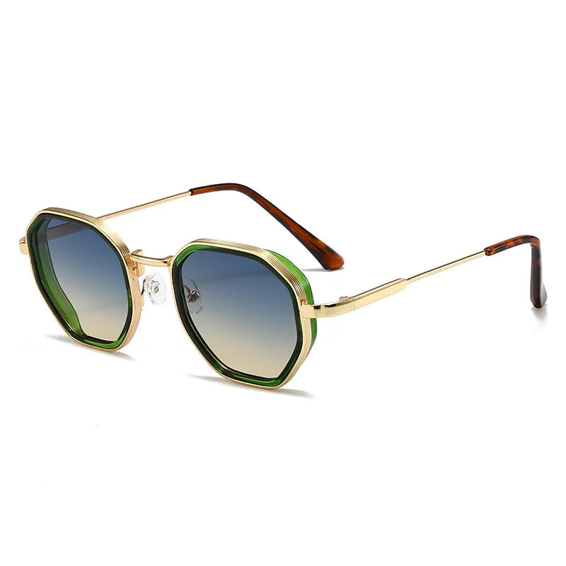 Geometric Square Retro Sunglasses