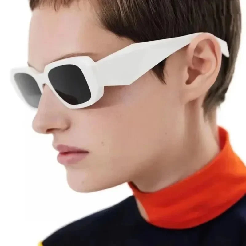 Designer Glamour Square Sunglasses