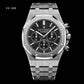 Chronograph Steel Quartz Men Watch