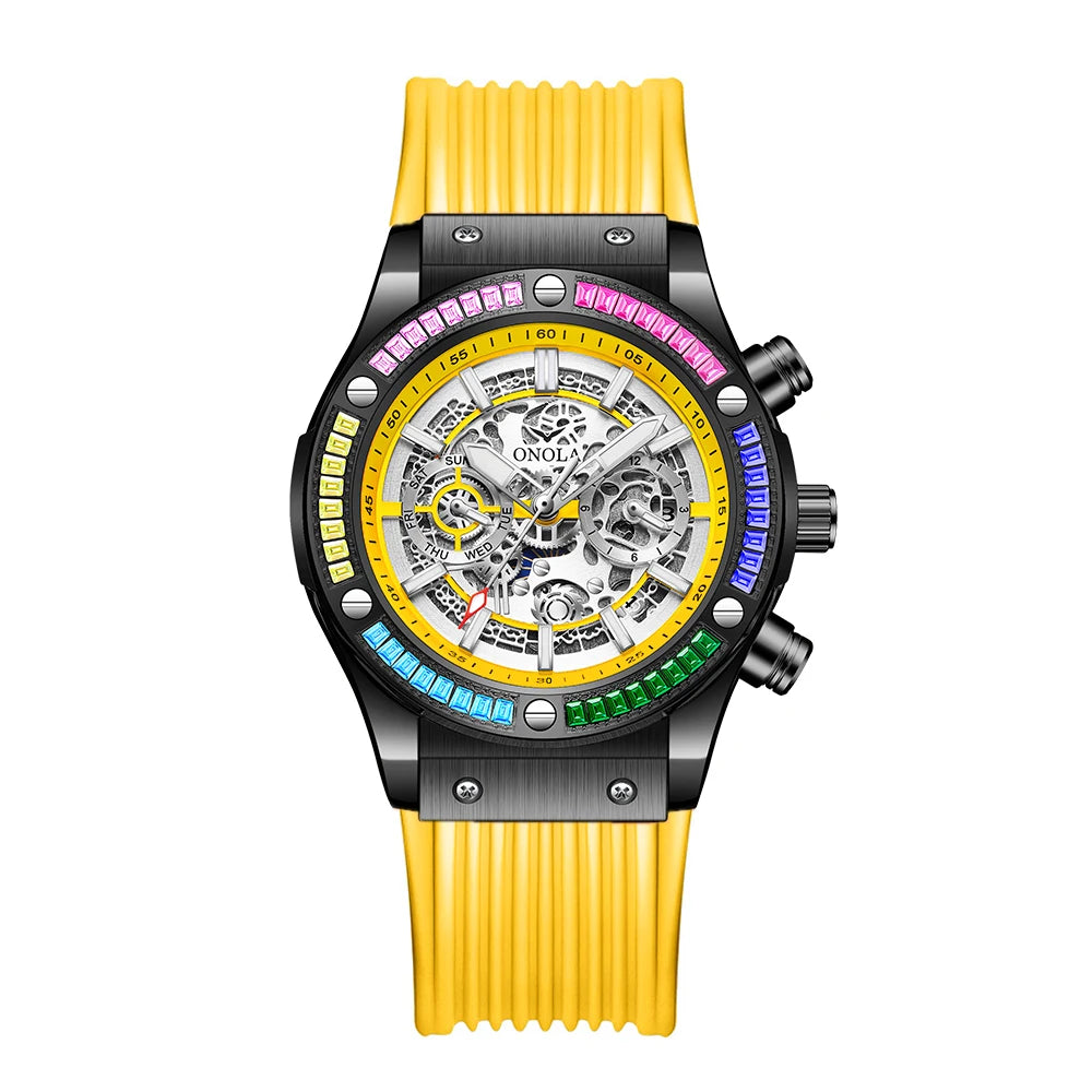 Multifunction Sport Mechanical Men Watch