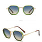 Geometric Square Retro Sunglasses