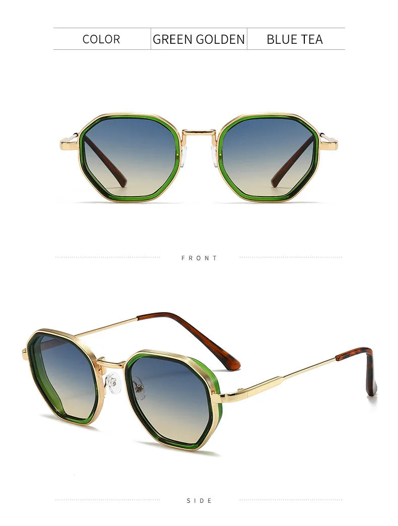 Geometric Square Retro Sunglasses
