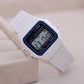 Square LED Digital Men Watch