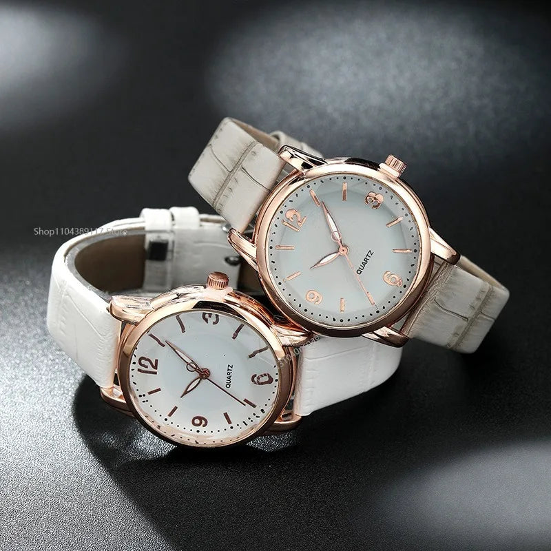 Luxury Leather Quartz Women Watch