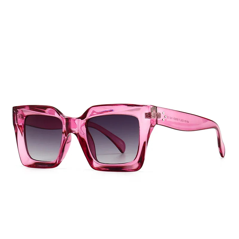 Designer Retro Rivet Sunglasses
