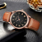 Leather Strap Business Men Watch