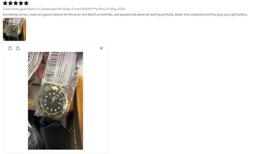 Green Dial Casual Men Watch