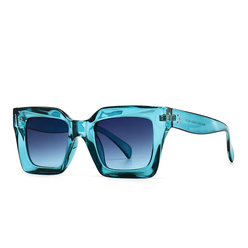 Designer Retro Rivet Sunglasses