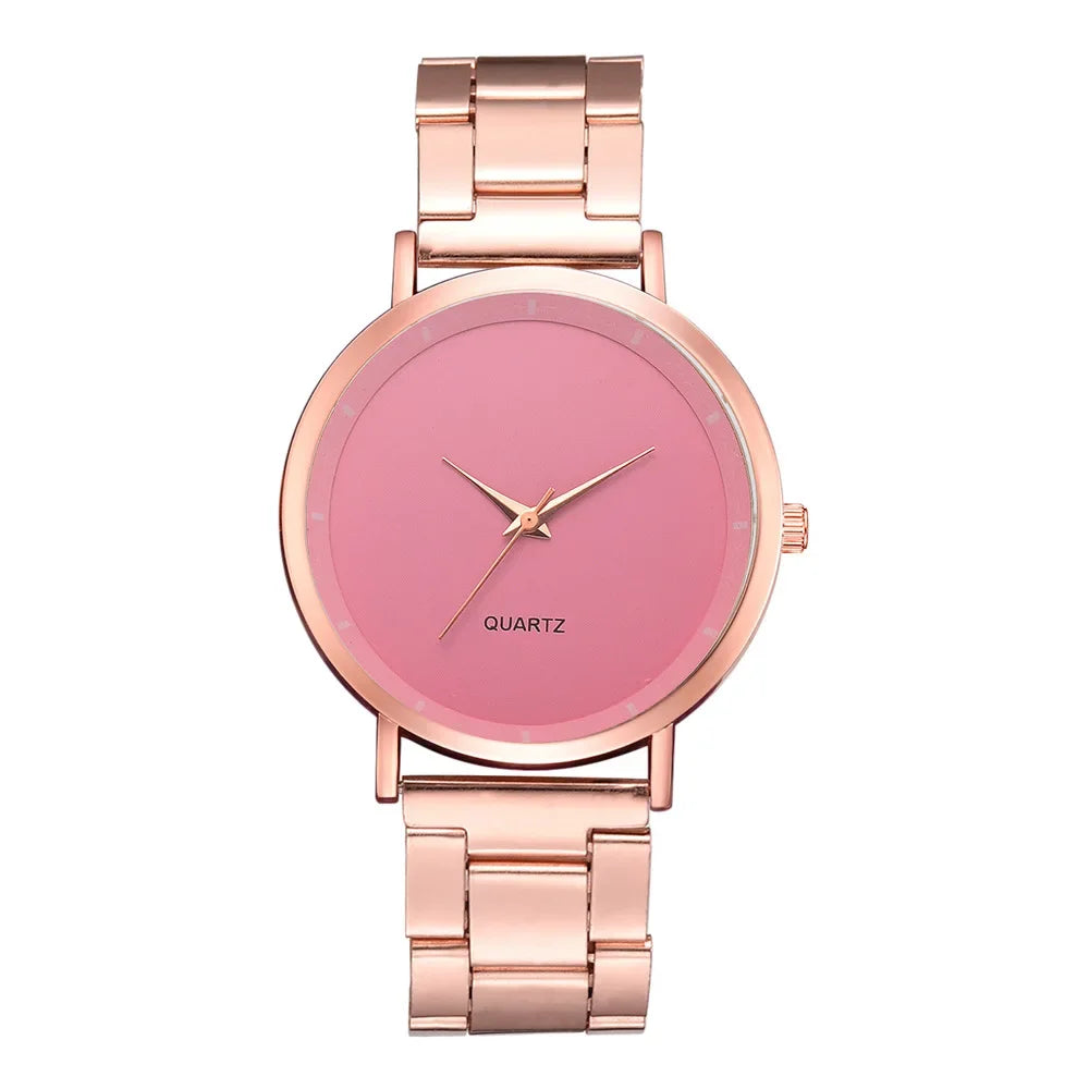 Rose Gold Business Women Watch
