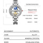 Skeleton Automatic Leather Women Watch