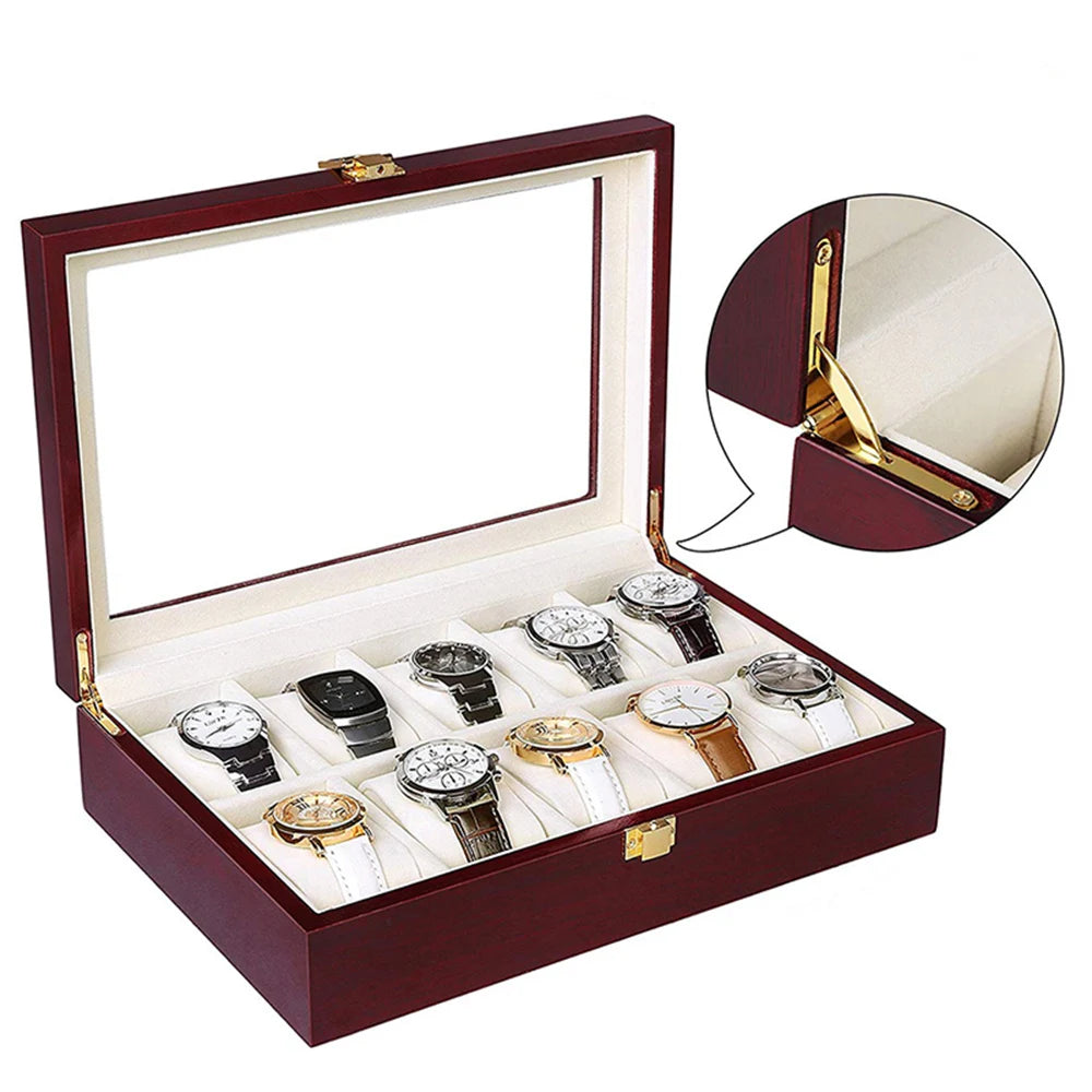 Wooden Multi Watch Storage Box
