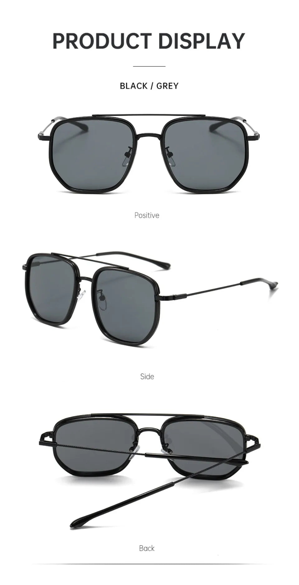 European Designer Big Frame Sunglasses
