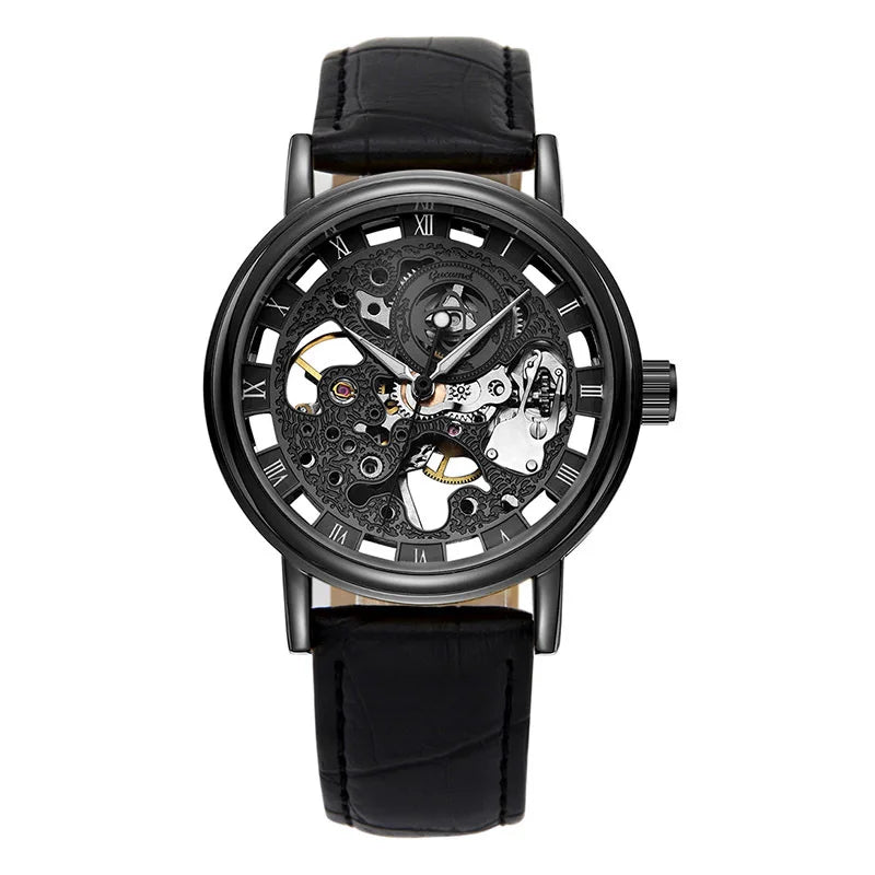 Manual Skeleton Mechanical Men Watch