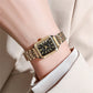 Square Gold Business Women Watch