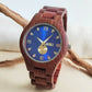 Wooden Luminous Women Watch
