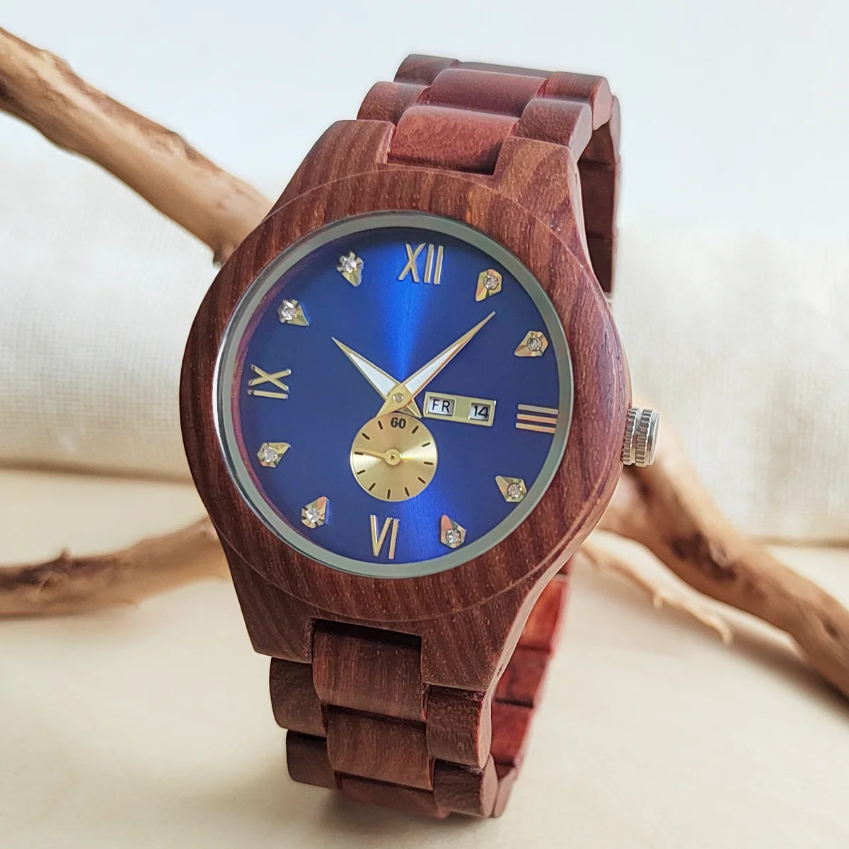 Wooden Luminous Women Watch