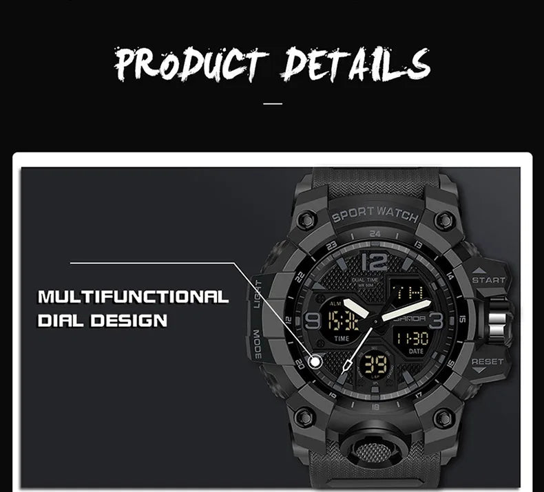 Military Waterproof Quartz Men Watch