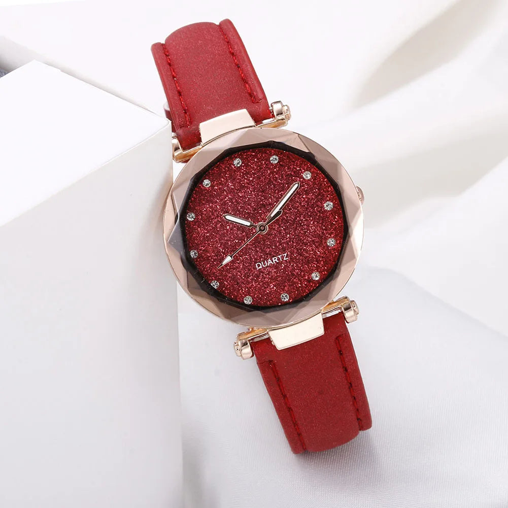 PU Leather Business Men Watch