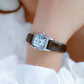 Vintage Rectangle Leather Women Watch