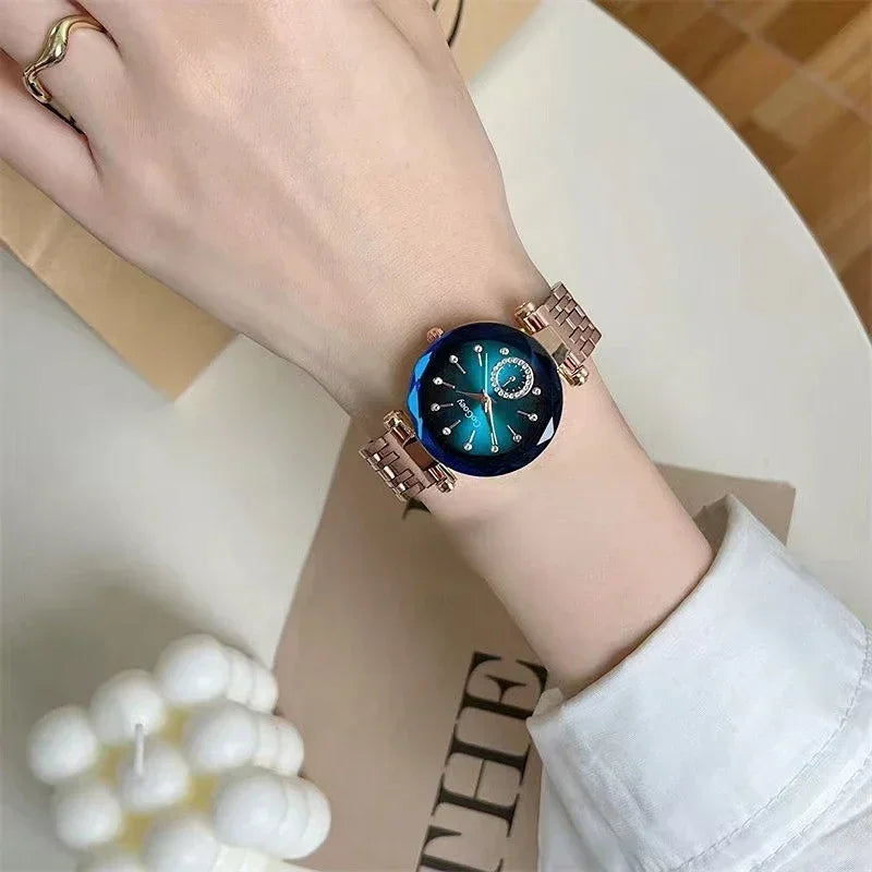 Steel Quartz Luxury Women Watch