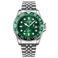 Green Dial Casual Men Watch