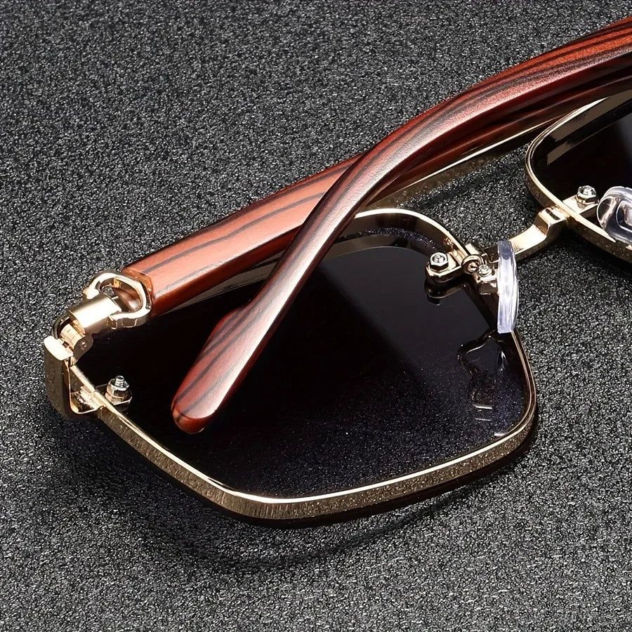 Punk Metal Pilot Sunglasses