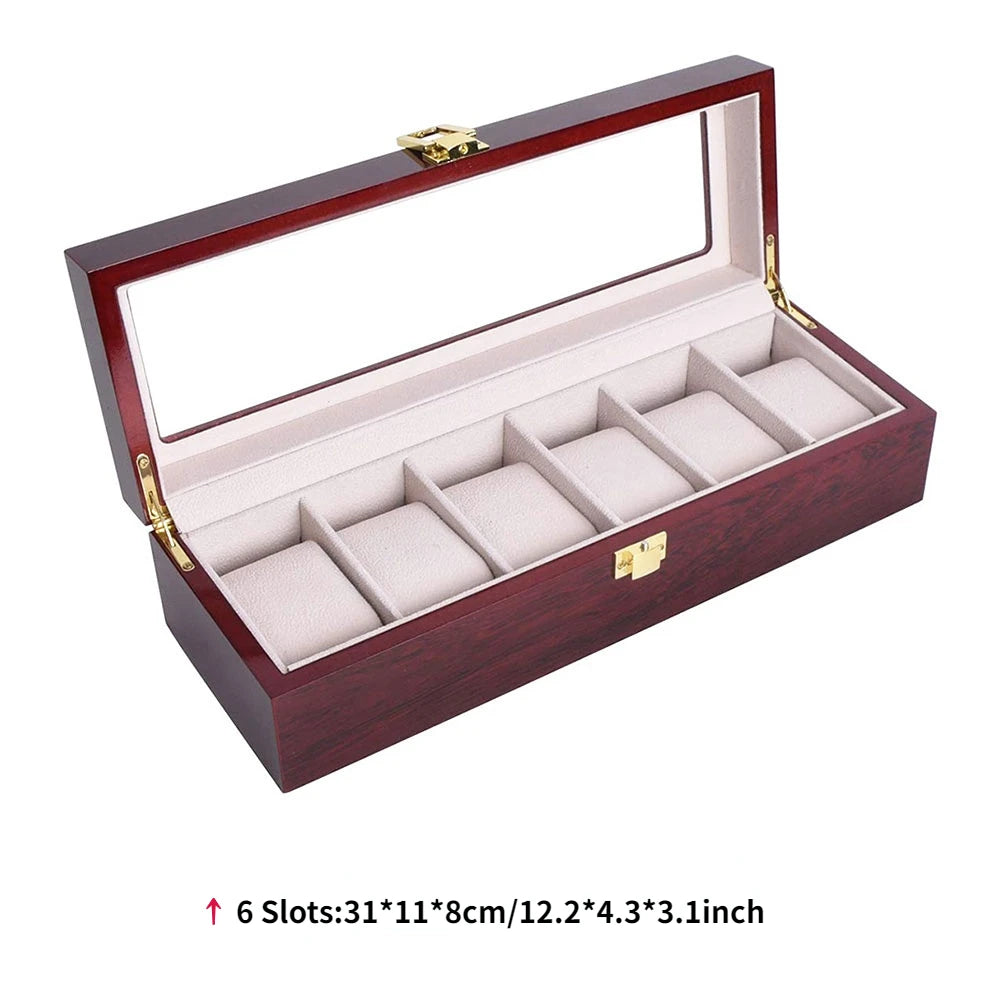 Wooden Multi Watch Storage Box