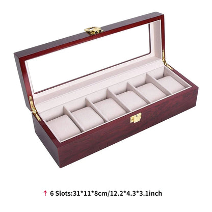 Wooden Multi Watch Storage Box