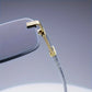 Frameless Classic Square Sunglasses
