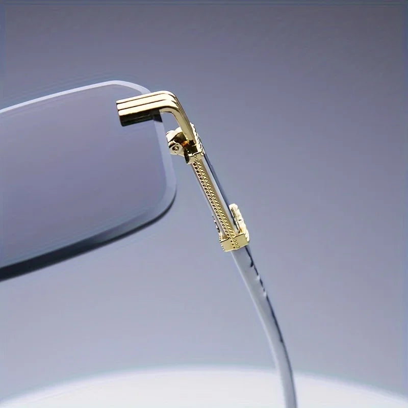Frameless Classic Square Sunglasses