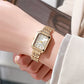 Square Gold Business Women Watch