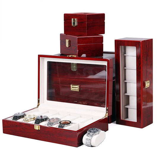 Wooden Multi Watch Storage Box