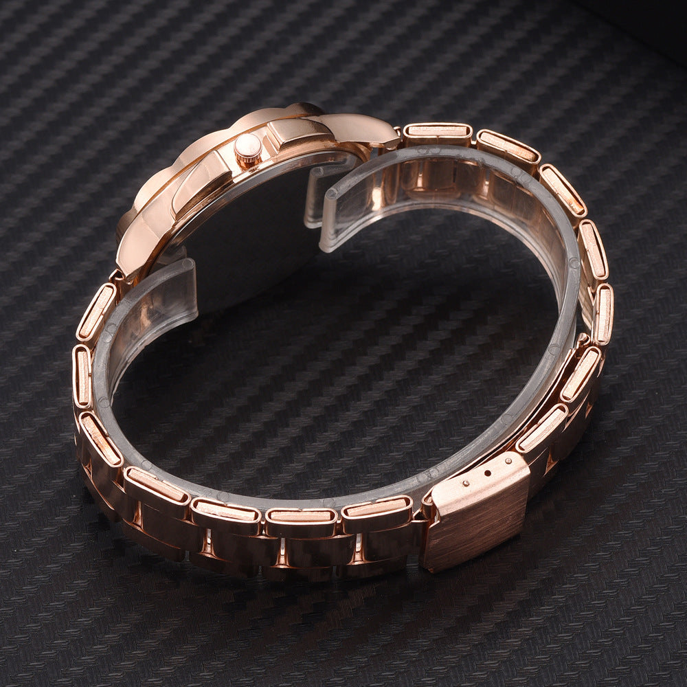 Rose Gold Business Women Watch