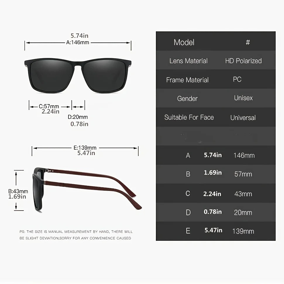 Polarized Lightweight Sport Sunglasses