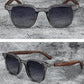 Wood Grain Polarized Sunglasses