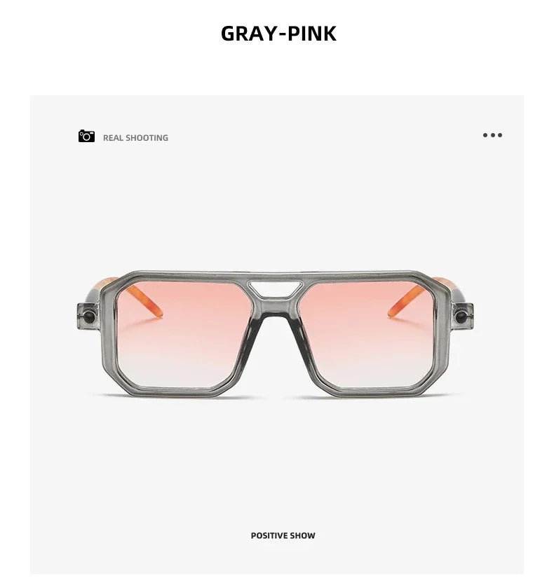 Thick Frame Square Sunglasses