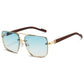 Retro Metal Square Sunglasses