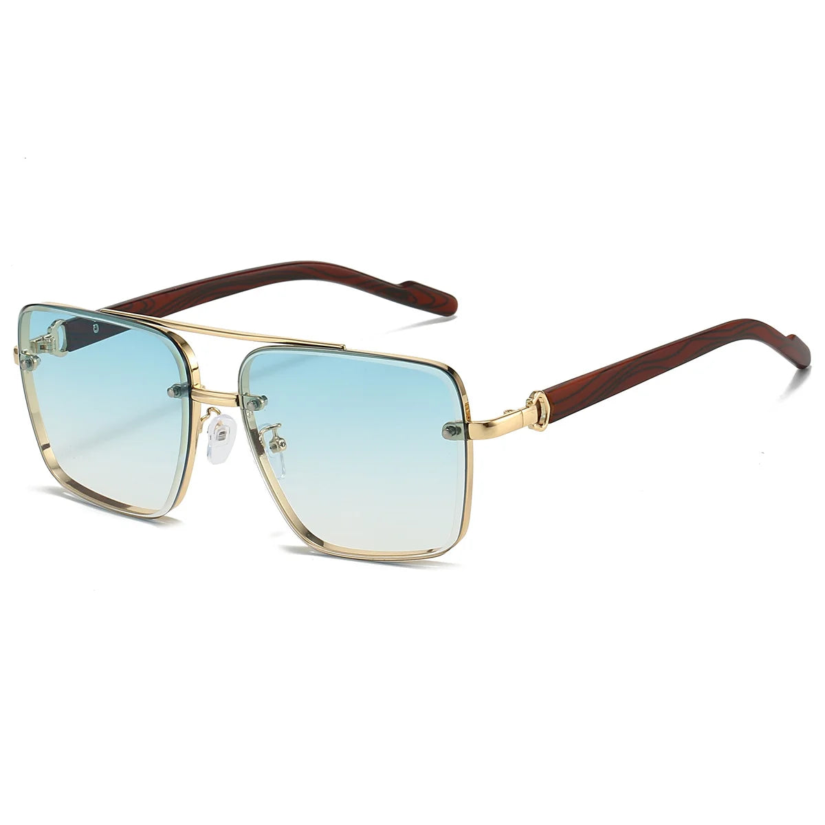 Retro Metal Square Sunglasses