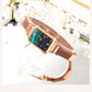 Square Dial Bracelet Watch Set