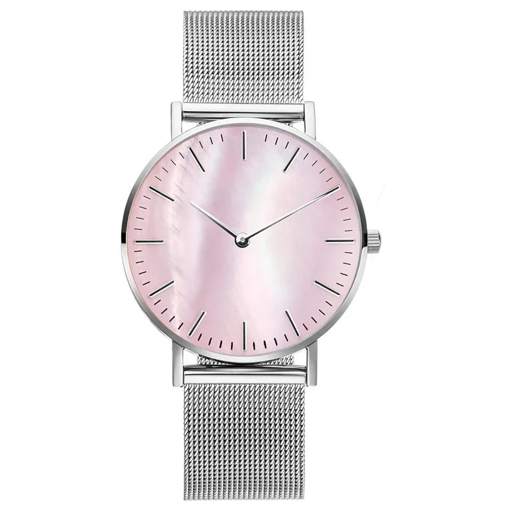 Mesh Strap Quartz Women Watch