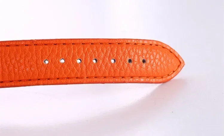 Minimal Leather Dress Women Watch