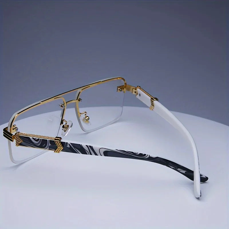 Frameless Classic Square Sunglasses