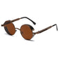 Steampunk Round Retro Sunglasses