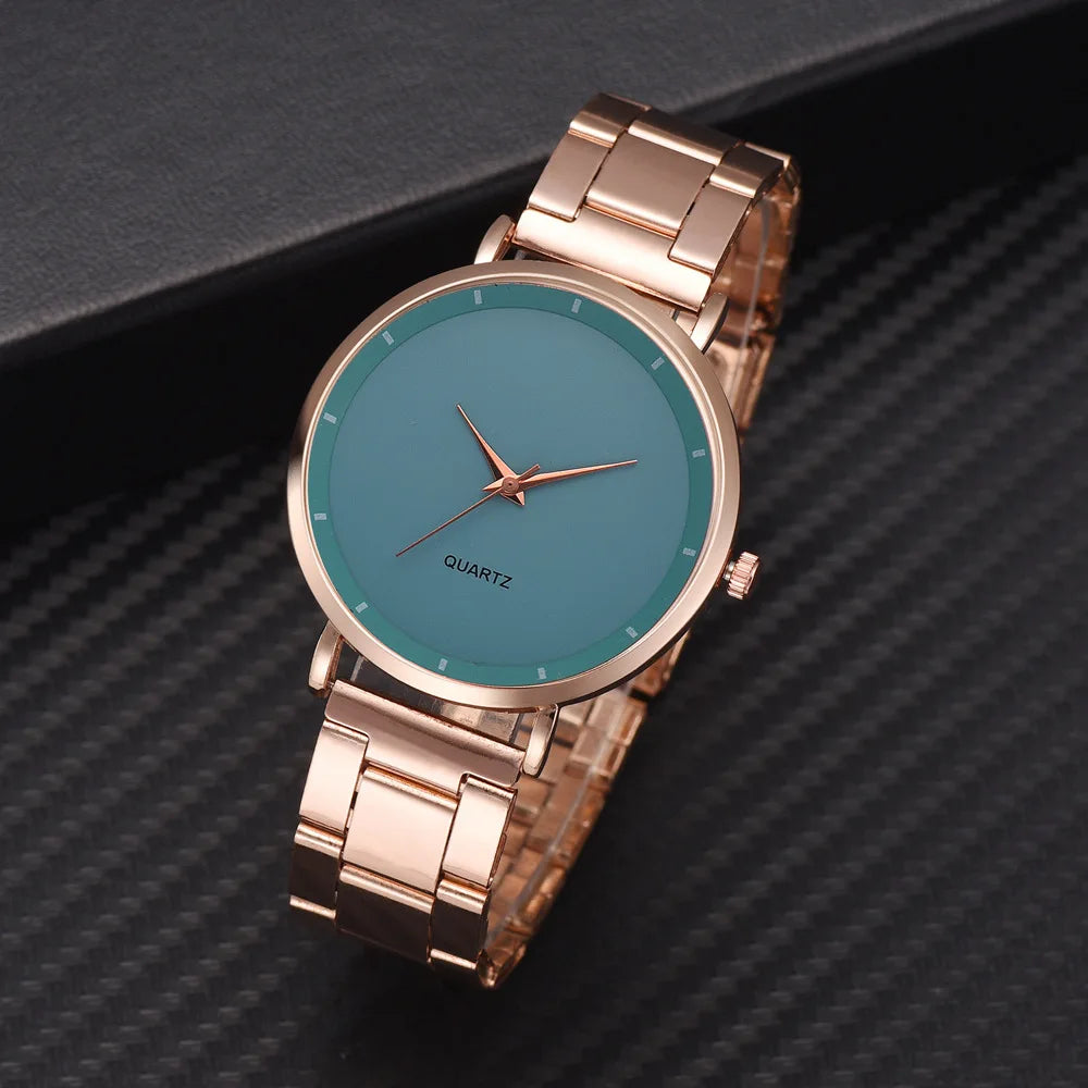 Rose Gold Business Women Watch