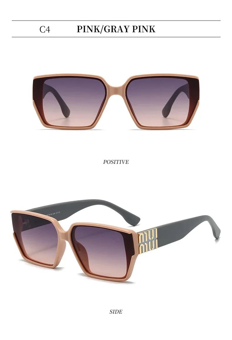 Designer Square Glamour Sunglasses