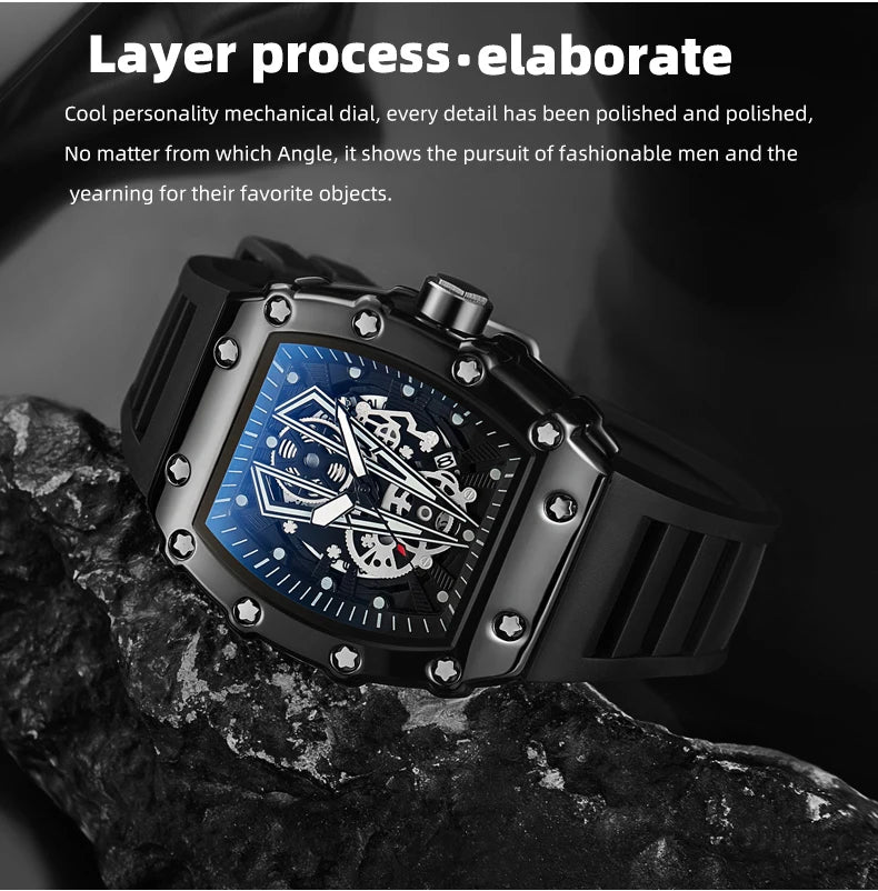 Large Dial Waterproof Men Watch