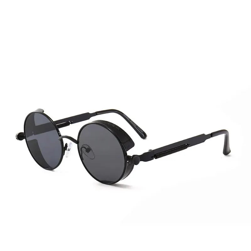 Steampunk Round Retro Sunglasses