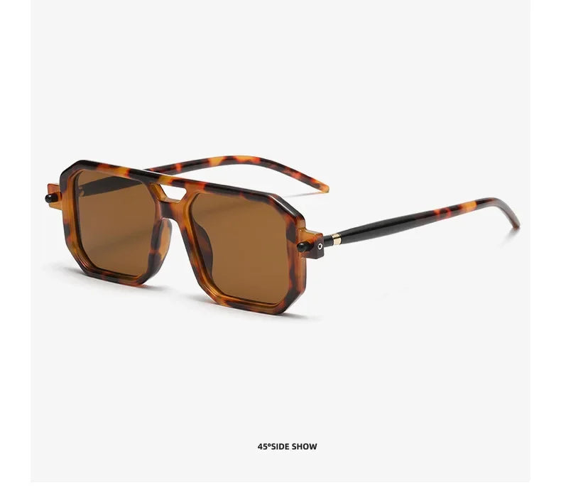 Thick Frame Square Sunglasses
