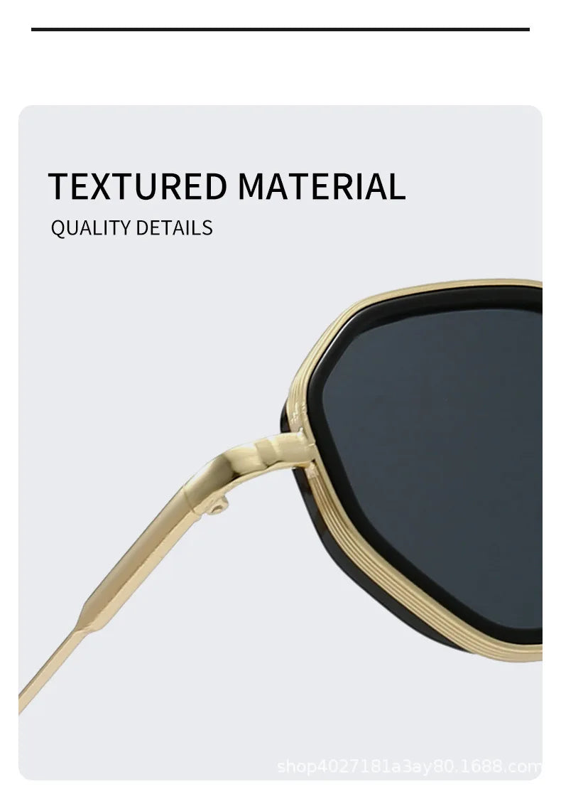 Geometric Square Retro Sunglasses